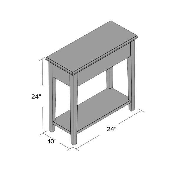 Charlton Home® Wilfredo End Table with Storage & Reviews Wayfair